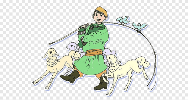 Пастух для детей на прозрачном фоне