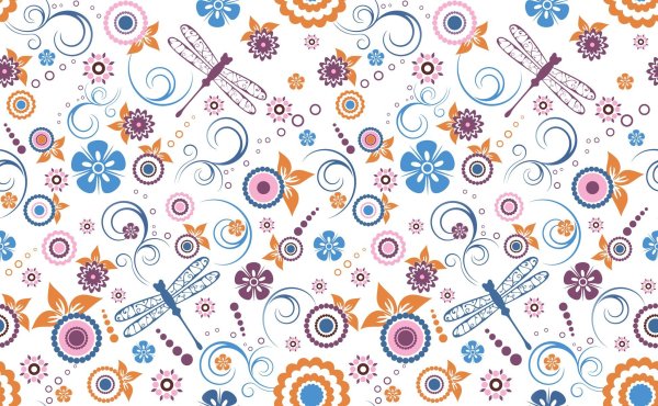 Узор стильный бесшовный