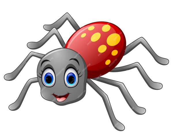 Паучок мультяшный