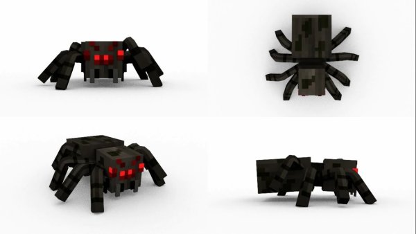 Пещерный паук майнкрафт