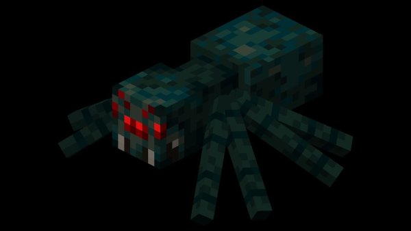 Майнкрафт мобы пещерный паук