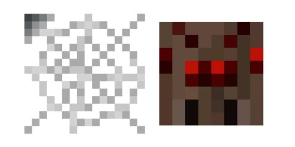 Паутинка из МАЙНКРАФТА