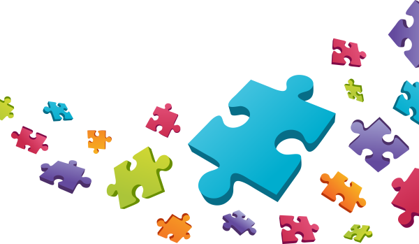 Фон для презентации пазлы