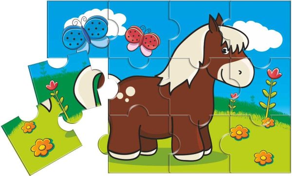 Детские пазлы с ручками