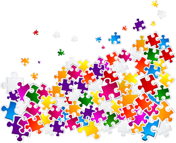 Разноцветные пазлы
