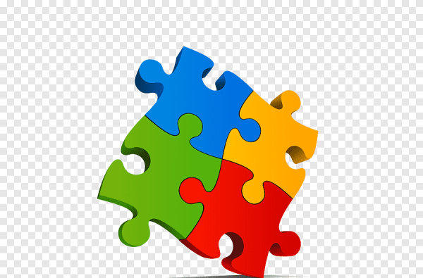 Пазл на прозрачном фоне
