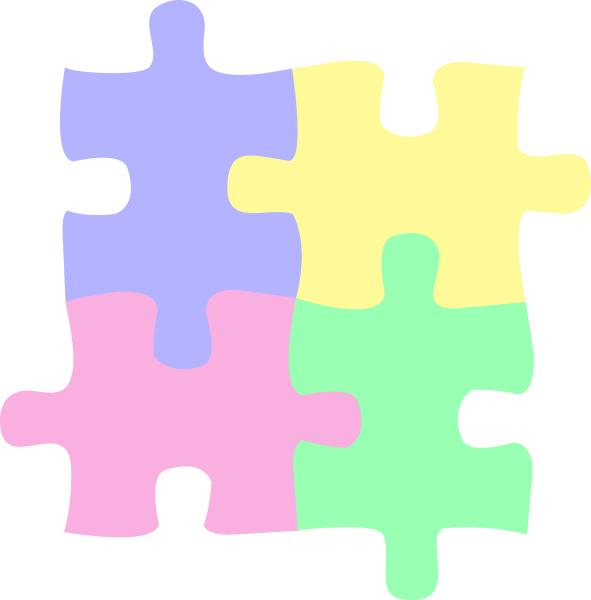 Пазлы векторное изображение