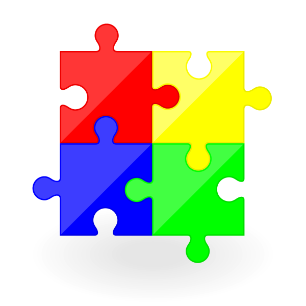 Пазл из четырех частей