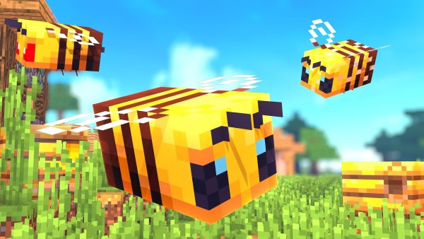 Пчела из маенкрафт