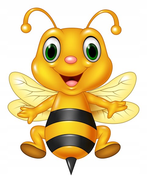 Пчела мультяшная