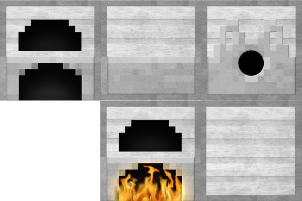 Текстура печки из МАЙНКРАФТА