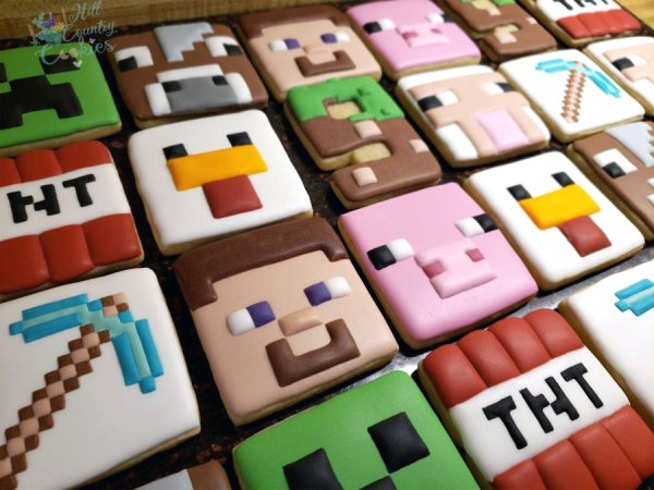 Печенька в МАЙНКРАФТЕ постройка