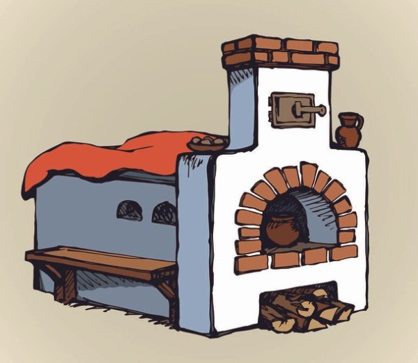 Нарисовать печь