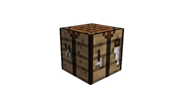 Верстак из МАЙНКРАФТА С боку