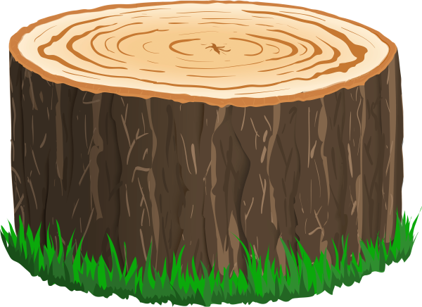 Пень мультяшный