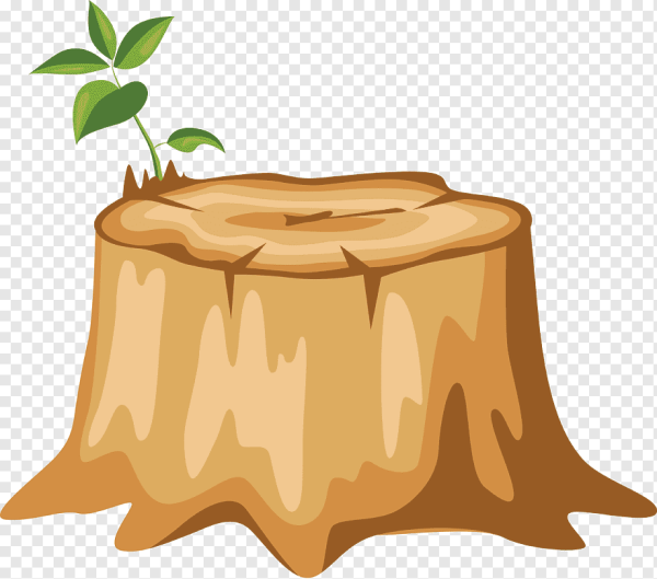 Пень мультяшный
