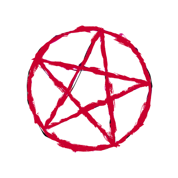 Красная звезда пентаграмма