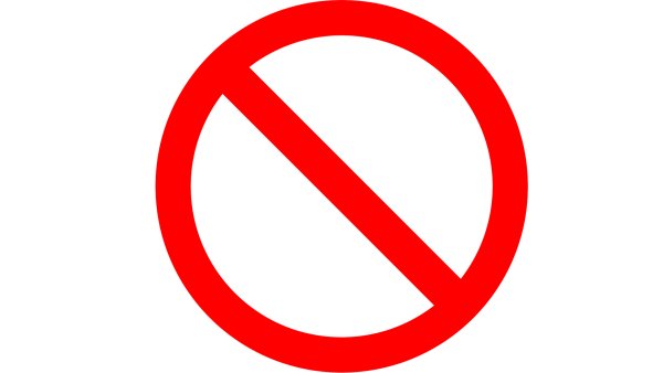 Зачеркнутый знак