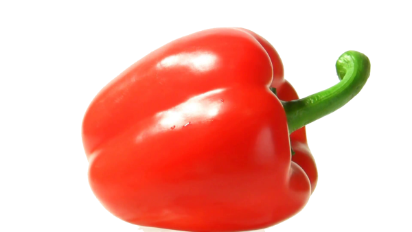 Красный болгарский перец сверху