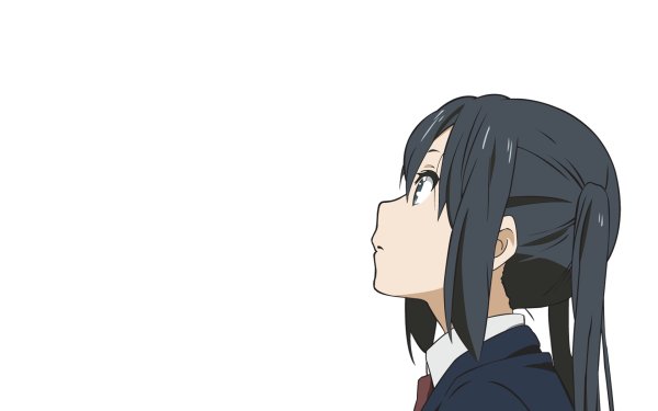 Аниме девушка в профиль