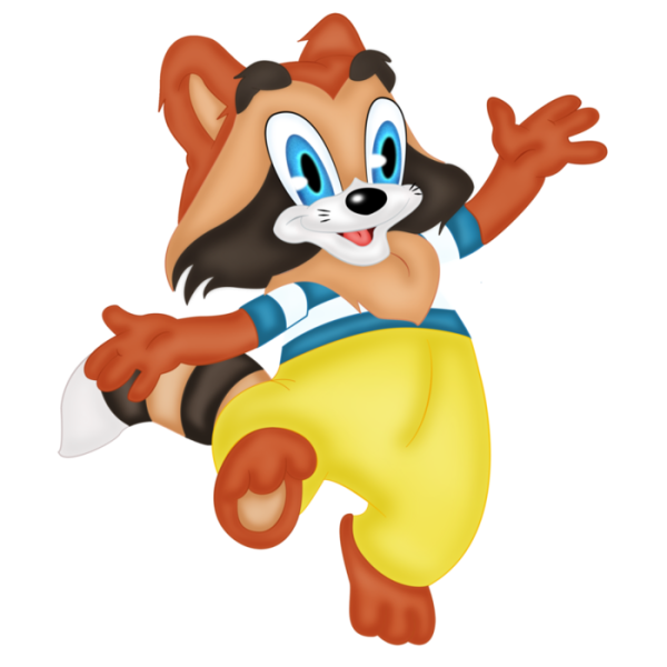 Крошка енот герои