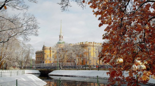 Питер осенью Михайловский замок