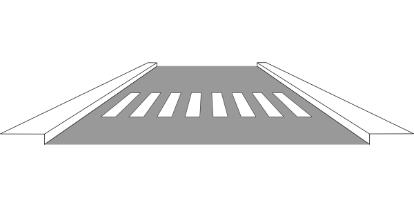 Дорожная разметка на прозрачном фоне