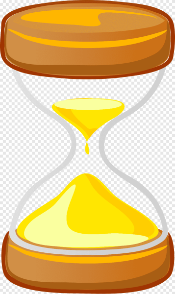 Песочные часы желтые
