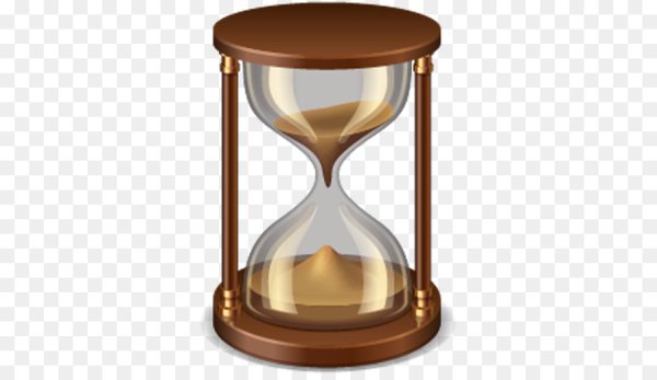 Песочные часы на белом фоне