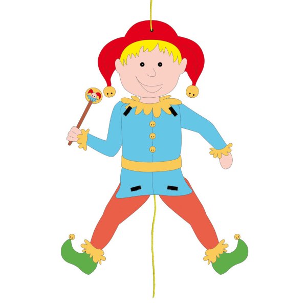 Петрушка игрушка на прозрачном фоне