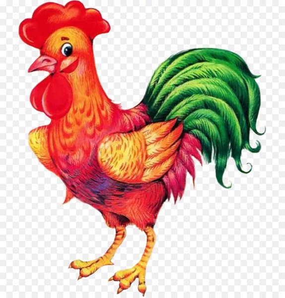 Петух мультяшный