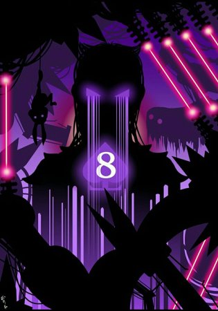 13 Карт в стиле неон