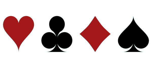Пика черва бубна трефа