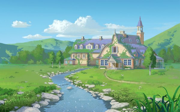 Деревня на Холме пиксель арт