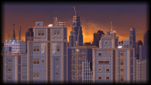 Пиксельные многоэтажки