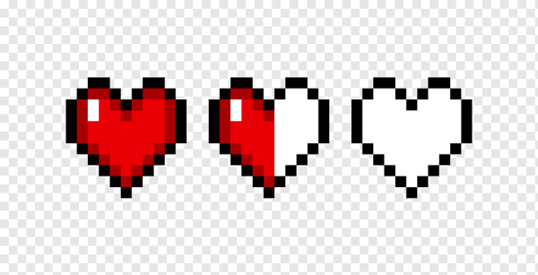 Сердечко пиксель