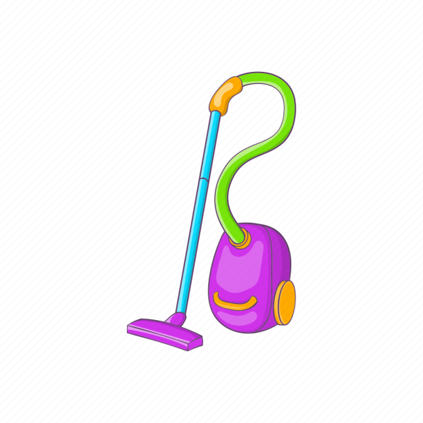 Клипарт пылесос на прозрачном фоне для детей