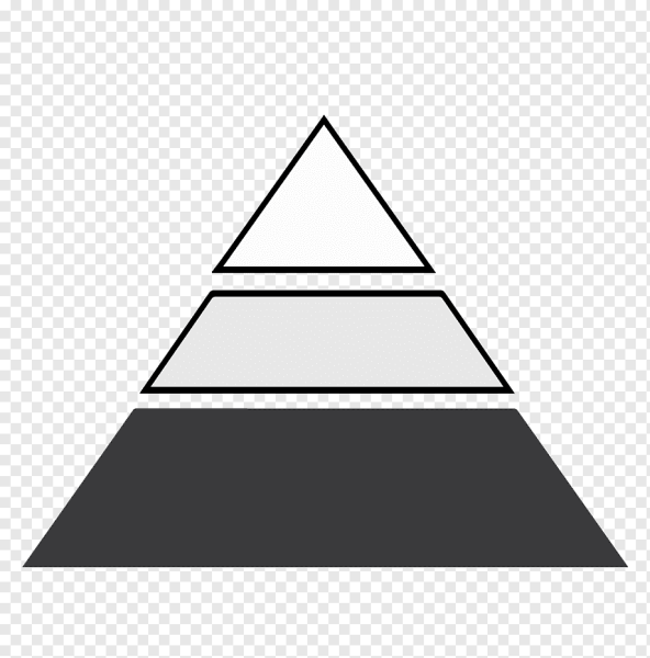 Пирамида карандашом