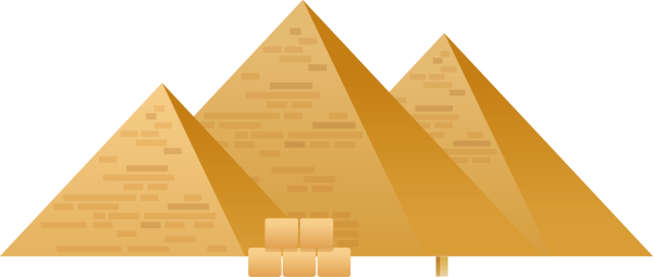 Пирамида древний Египет вектор