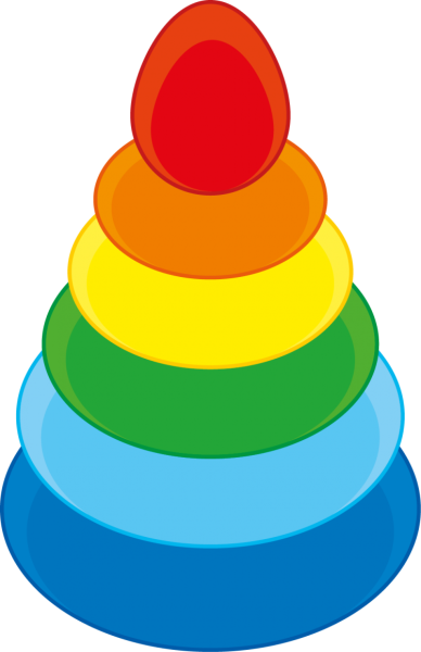 Пирамидка на прозрачном фоне