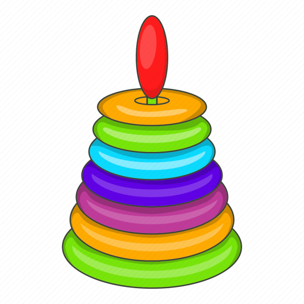 Детская пирамидка вектор