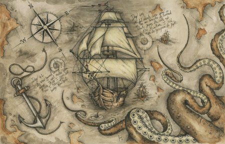 Старинные морские карты