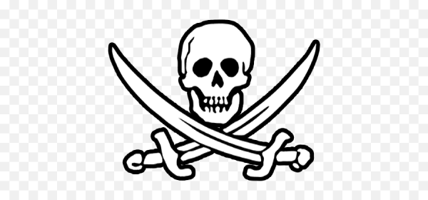 Пиратский череп для печати