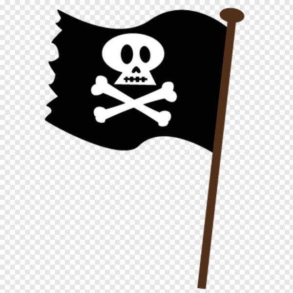 Флажки на пиратский корабль