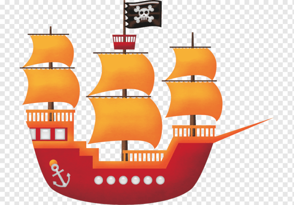 Корабль мультяшный без фона