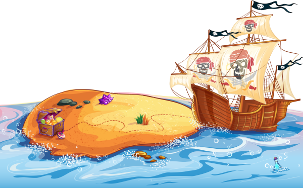 Пиратский корабль для детей