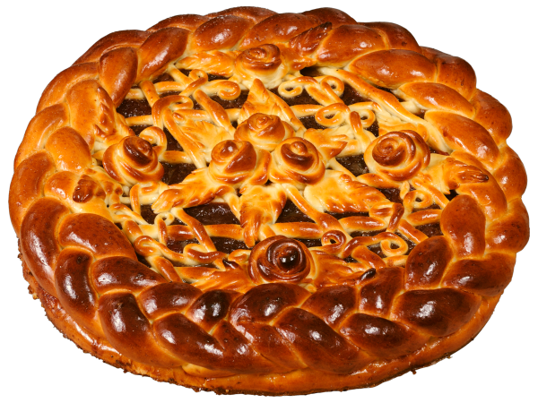 Пирог на прозрачном фоне