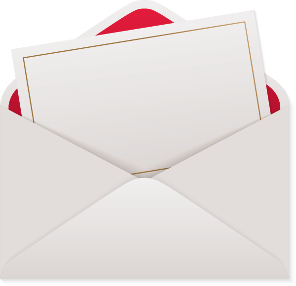 Открывающийся конверт