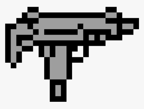 Пиксельное оружие без фона