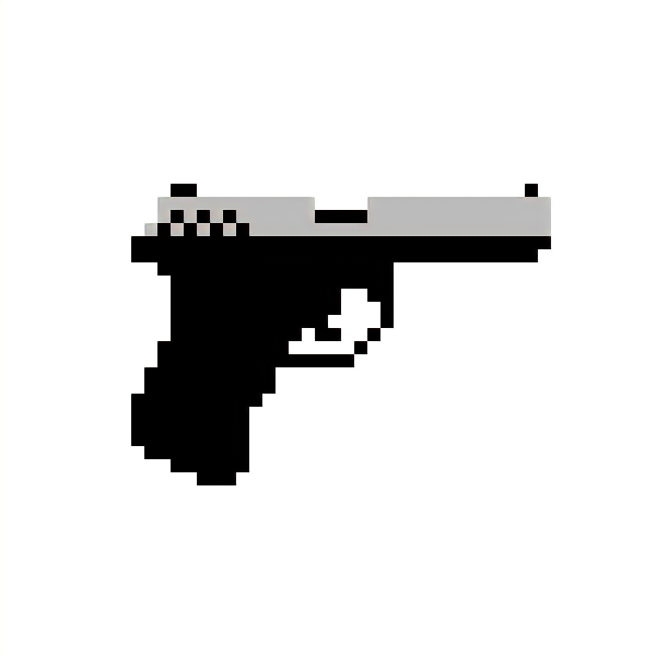 Пистолет по пикселям
